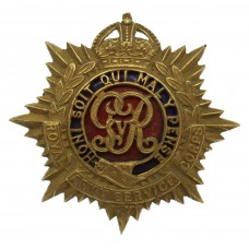 George V Royal Army Service Corps (R.A.S.C.) Officer's Cap Badge
