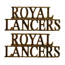 Pair of Royal Lancers (ROYAL/LANCERS) Shoulder Titles