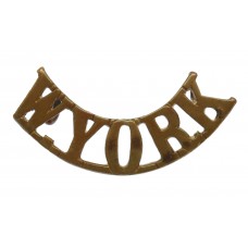 West Yorkshire Regiment (W.YORK) Shoulder Title