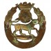 York & Lancaster Regiment Officer's Enamelled Cap Badge