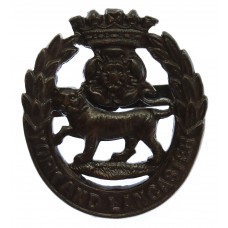 York & Lancaster Regiment Officer's Service Dress Cap Badge