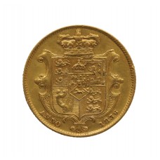 1836 William IV Gold Shield Back Sovereign Coin