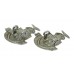 Pair of Dewsbury Borough Police Collar Badges