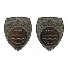 Pair of Cambridgeshire Constabulary Collar Badges
