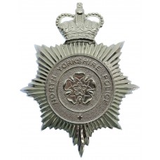 North Yorkshire Police Helmet Plate - Queen's Crown