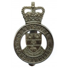 Derbyshire Constabulary Cap Badge - Queen's Crown