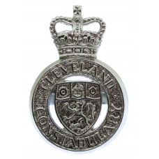 Cleveland Constabulary Cap Badge - Queen's Crown