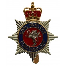 Civil Nuclear Constabulary Enamelled Cap Badge - Queen's Crown