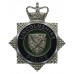 Lincolnshire Police Enamelled Star Cap Badge - Queen's Crown