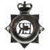 Nottinghamshire Police Enamelled Star Cap Badge - Queen's Crown