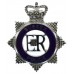 Sussex Police Senior Officer's Enamelled Cap Badge - Queen's Crown