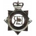 Sussex Police Senior Officer's Enamelled Cap Badge - Queen's Crown