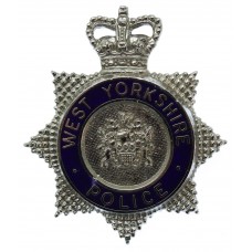 West Yorkshire Police Enamelled Cap Badge - Queen's Crown