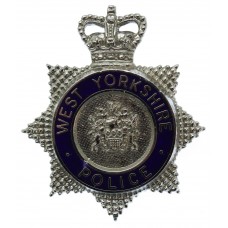 West Yorkshire Police Enamelled Cap Badge - Queen's Crown
