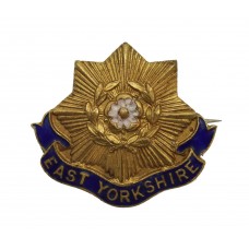 East Yorkshire Regiment Enamelled Sweetheart Brooch