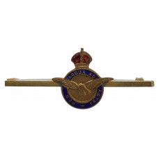 Royal Air Force (R.A.F.) Sweetheart Brooch/Tie Pin - King's Crown