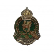 Royal Ulster Rifles Association Enamelled Lapel Badge - King's Crown