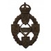 Royal Electrical & Mechanical Engineers (R.E.M.E.) Officer's Service Dress Cap Badge - King's Crown