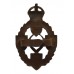 Royal Electrical & Mechanical Engineers (R.E.M.E.) Officer's Service Dress Cap Badge - King's Crown