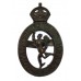 Royal Corps of Signals Officer's Service Dress Cap Badge - King's Crown 