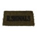 Royal Signals (R. SIGNALS) Cloth Slip On Shoulder Title