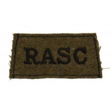 Royal Army Service Corps (RASC) Cloth Slip On Shoulder Title