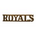 1st Royal Dragoons (ROYALS) Shoulder Title