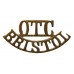 Bristol Grammar School O.T.C. (O.T.C./BRISTOL) Shoulder Title