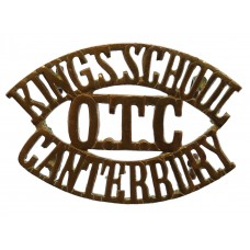 King's School Canterbury O.T.C. (KING'S/O.T.C./CANTERBURY) Shoulder Title