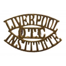 Liverpool Institute O.T.C. (LIVERPOOL/O.T.C./INSTITUTE) Shoulder Title