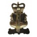 Queen's University Belfast O.T.C. Anodised (Staybrite) Cap Badge