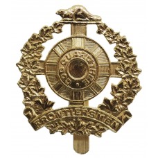 Canadian Legion of Frontiersmen Anodised (Staybrite) Cap Badge