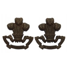 Pair of South Lancashire Regiment Officer's Service Dress Collar Badges