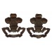 Pair of South Lancashire Regiment Officer's Service Dress Collar Badges