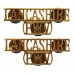 Pair of Lancashire Regiment (LANCASHIRE/PWV) Shoulder Titles