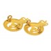 Pair of Shropshire Yeomanry Officer's Gilt Collar Badges - Queen's Crown