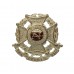 Border Regiment Officer's Silvered & Enamel Collar Badge