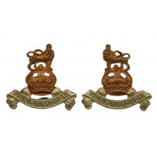 Pair of Royal Army Pay Corps (R.A.P.C.) Collar Badges - King's Cr