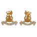 Pair of Royal Army Pay Corps (R.A.P.C.) Officer's Dress Collar Badges - Queen's Crown