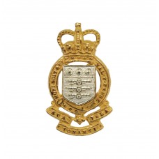 Royal Army Ordinance Corps (R.A.O.C.) Officer's Dress Collar Badge - Queen' s Crown