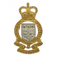 Royal Army Ordinance Corps (R.A.O.C.) Officer's Dress Cap Badge - Queen's Crown