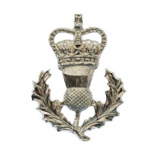 Queen's Own Highlanders Anodised (Staybrite) Sporran Badge - Quee