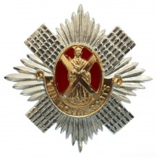 Royal Scots Anodised (Staybrite) Cap Badge