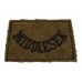 Middlesex Regiment (MIDDLESEX) WW2 Cloth Slip On Shoulder Title