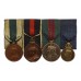 1897 Jubilee, 1902 Coronation, 1911 Coronation and King's Medal Gustav V Medal Group of Four - G. Bullimore