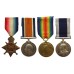WW1 1914-15 Star, British War Medal, Victory Medal & R.N. Long Service & Good Conduct Medal Group of Four - S.P.O. E.J. Snell, Royal Navy, HMS Royal Oak