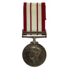 Naval General Service Medal (Clasp - Palestine 1936-39) - W.G. Moore, A.B., Royal Navy