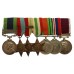 1908 IGS (Clasp - North West Frontier 1930-31) and WW2 Long Service & Good Conduct Medal Group of Seven - Colour Sergeant F.G. Leveratt, Essex Regiment