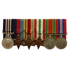 WW2 Italian Campaign Salarola May 1944 Minefield Rescue Military Medal (Immediate) Group of Six - Pte. E. Davies, 1st/4th Bn. Essex Regiment