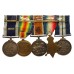 WW1 Submarine Service 1917 Distinguished Service Medal and Long Service Group of Five - Petty Officer F.L. Hulance, Royal Navy, HM Submarine K2